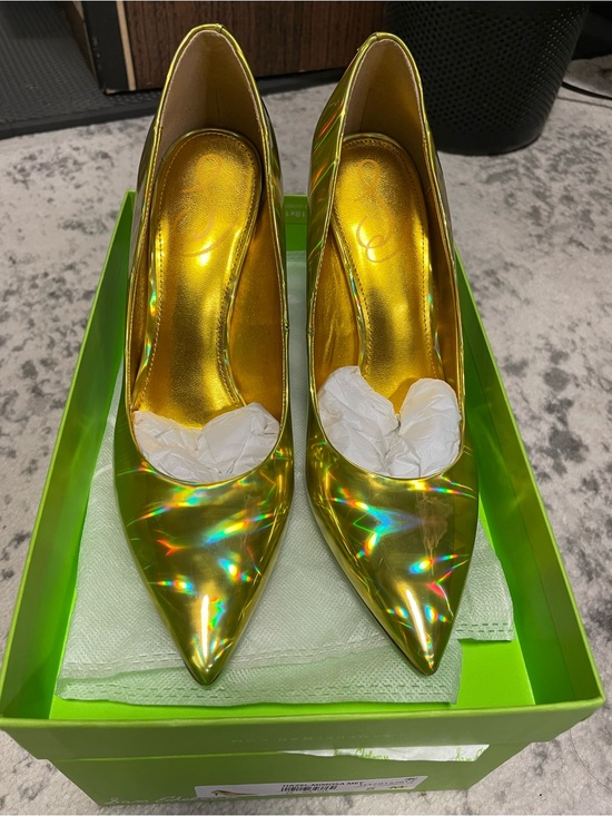 Sam Edelman Shoes - NIB Sam Edelman Hazel Pointed Toe Pump in Mimosa Metallic Gold – Size 8M